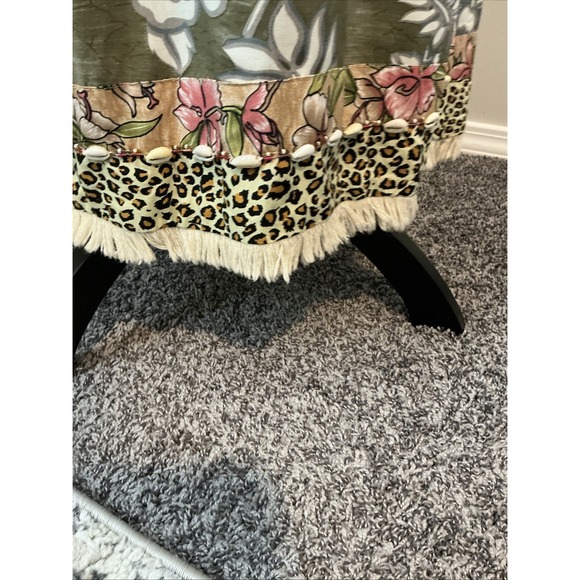 Vintage‎ Faith Smocked Tank Dress Boho Hippie Beach Multi Print XL - Picture 2 of 16